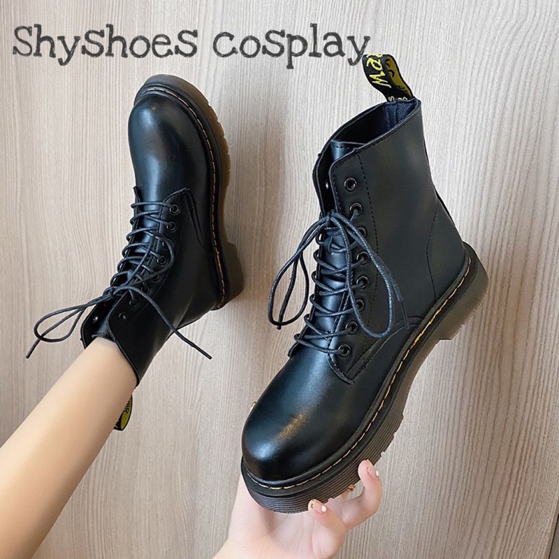 🍁Boot Dr Martens cổ lửng kiểu dáng siêu ngầu đế 3-4cm (size 35-40)