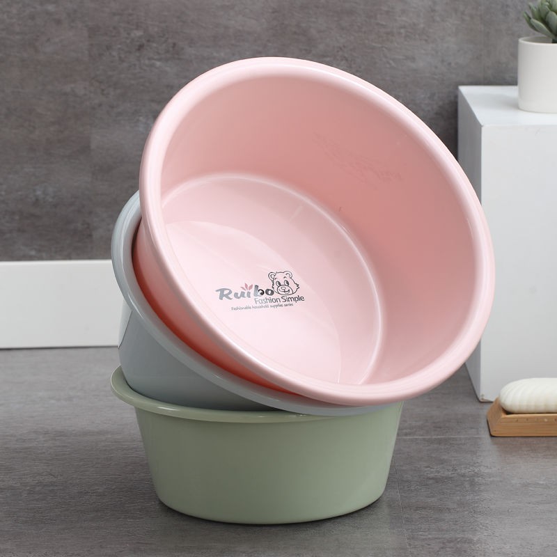 Bộ 3 Chậu Rửa Mặt Bằng Nhựa Dày Dặn Dành Cho Bé | BigBuy360 - bigbuy360.vn