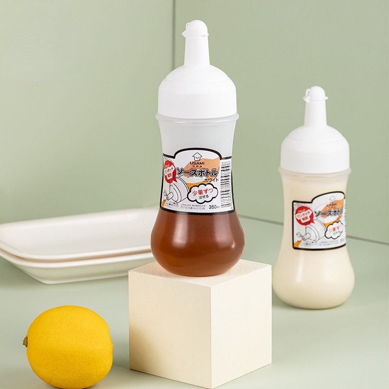 Chai Nhựa Đựng Nước Sốt 350ml Có Thang Đo Tiện Dụng