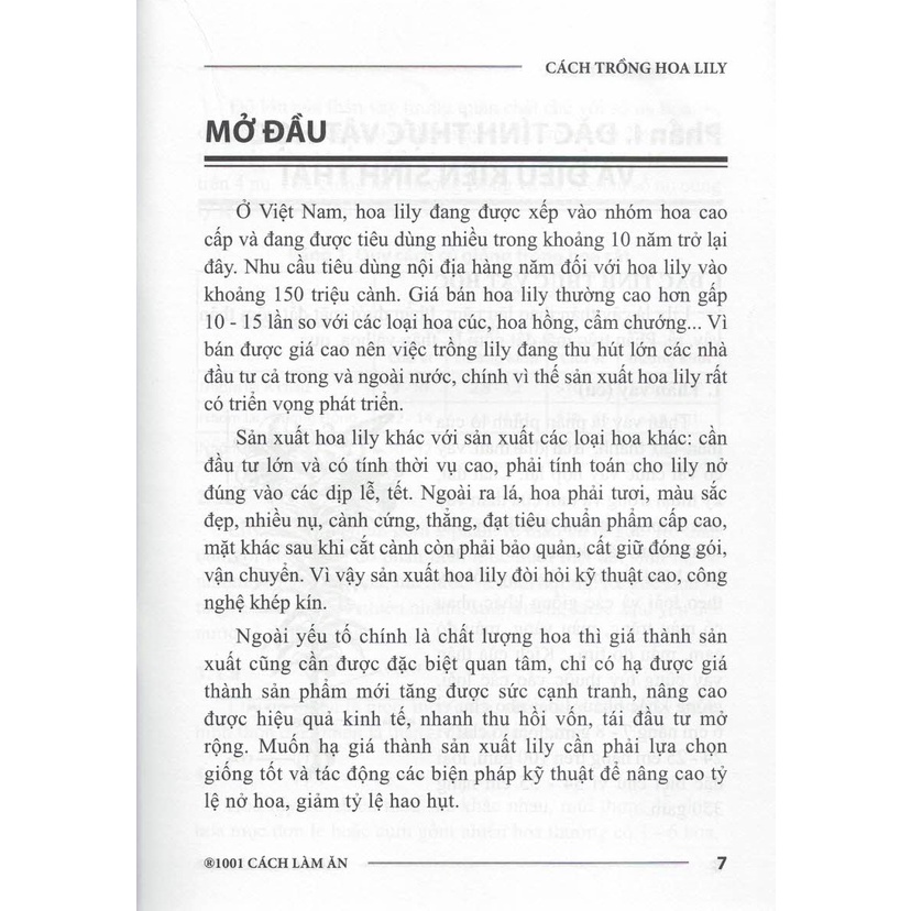 Sách - Cách Trồng Hoa Lily