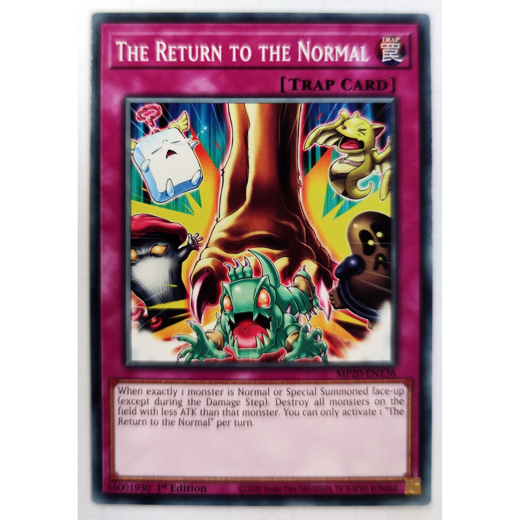 [Thẻ Yugioh] The Return to the Normal |EN| Common