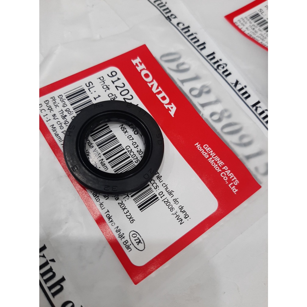 Phớt dầu 20X32X6 phớt láp nhỏ phớt kj9 honda