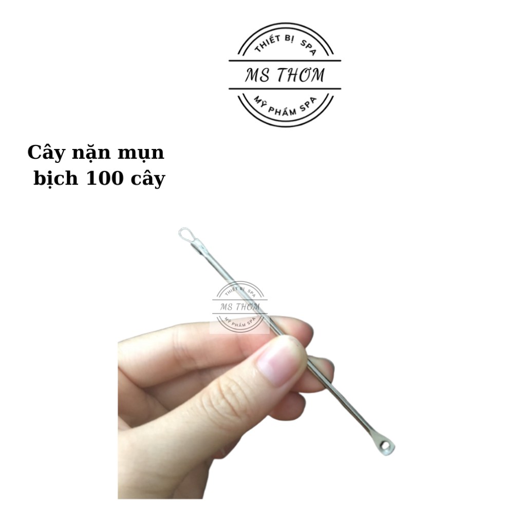 Cây nặn mụn đầu tròn chuyên dụng dùng trong Spa/Thẩm mỹ viện/ Cơ sở làm đẹp