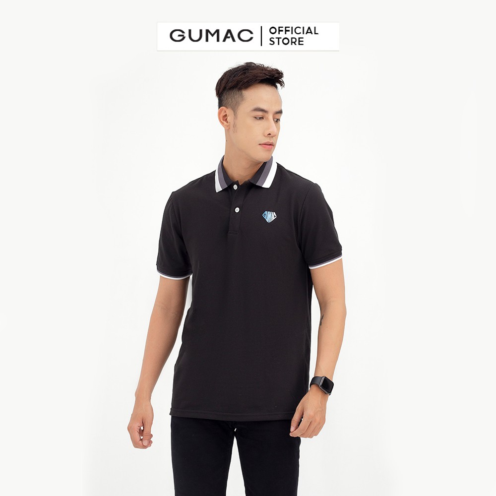 [Mã WABRGD12 giảm 10% đơn 250K] Áo thun polo nam thêu GUMAC ATNB5102 | BigBuy360 - bigbuy360.vn
