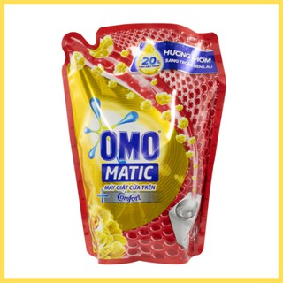 Nước Giặt OMO Matic Comfort Tinh Dầu Thơm Cho Máy Giặt Cửa Trên (2.3Kg/Túi)
