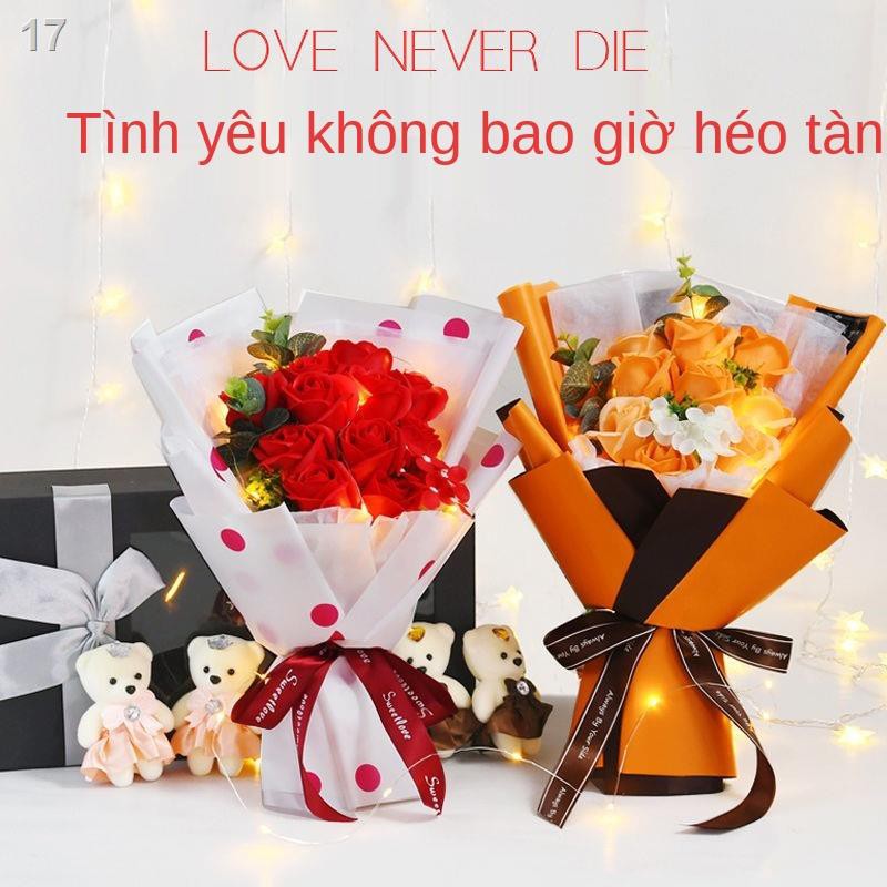 Ngày của valentine quà tặng bạn gái vợ món sinh nhật phân bón xà bông hoa bó hồng