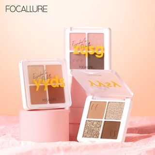 Bảng Phấn Mắt Focallure Secret Code 4.8g Hiệu Ứng Bóng Lì Lấp Lánh Màu Đẹp Lâu Trôi 4 Màu Kết Cấu Mềm Mại