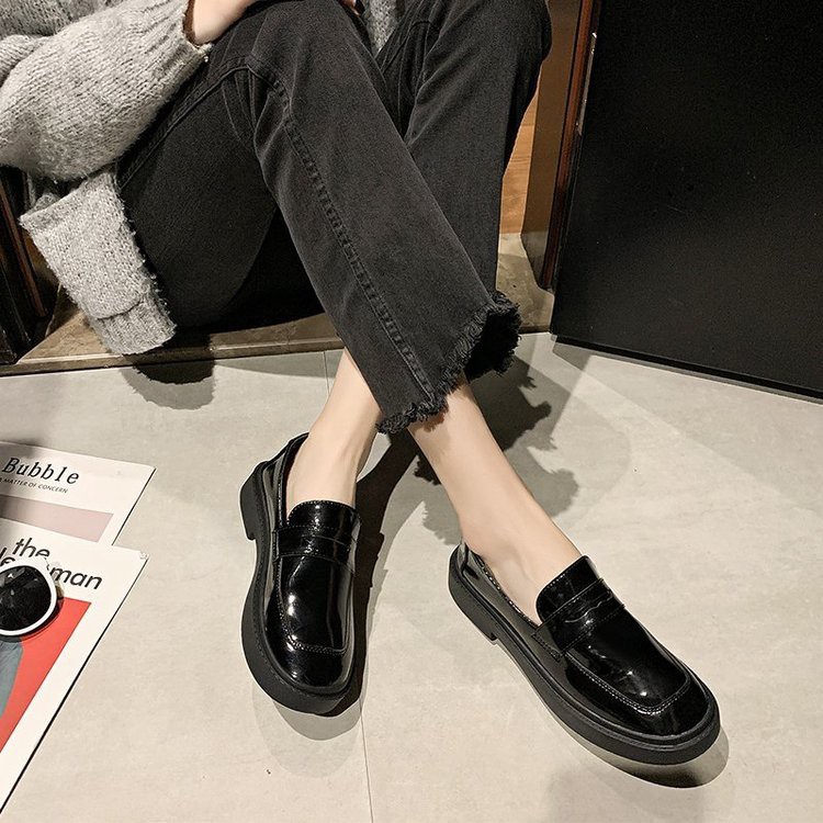 Giày Lười Đế Dày Da PU Thời Trang Dành Cho Nữ | BigBuy360 - bigbuy360.vn