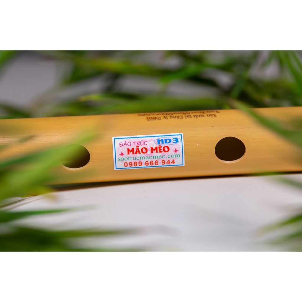Sáo Trúc Mão Mèo HD3 🎁FREESHIP🎁 Giảm Giá 20K Khi Nhập  Sáo Trúc Mão Mèo Chính Hãng
