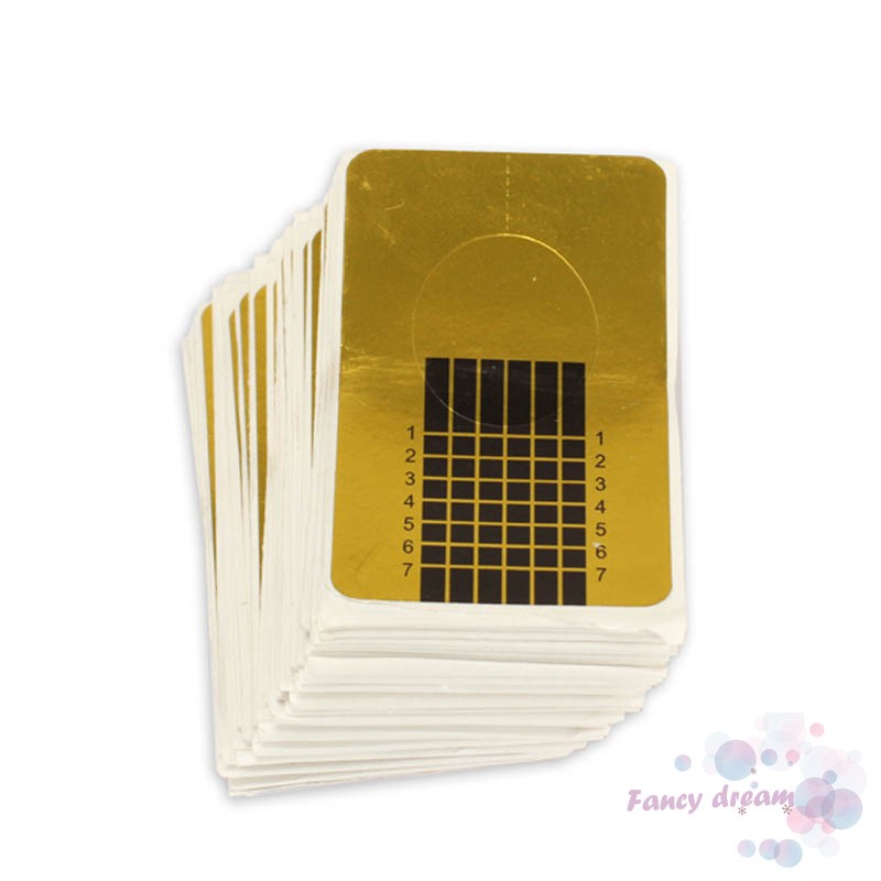 Set 100 miếng dán hỗ trợ trang trí móng tay nghệ thuật