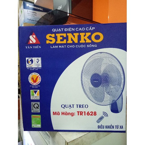 QUẠT TREO TƯỜNG SENKO TR1628 ( CÓ REMOTE )- KEM MÔN