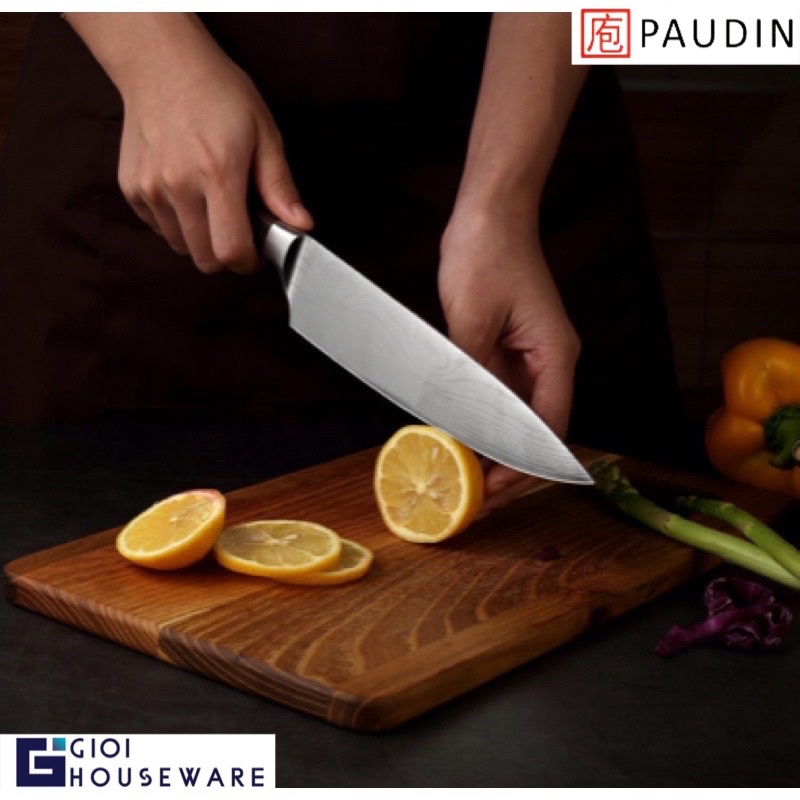 PAUDIN  Dao Đầu Bếp Thép Đức - GiOi Houseware Free Ship