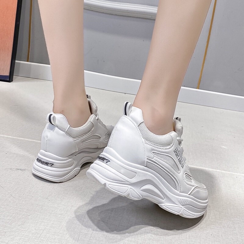 giầy thể thao nâng đế 9 p chất da cao cấp nhẹ êm chân !!!