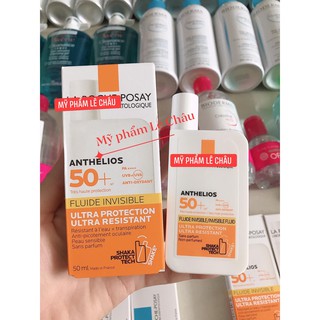 Kem chống nắng la roche-posay anthelios fluide invisible 50ml