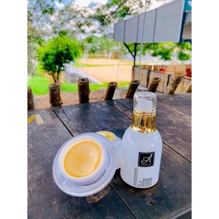 Combo kem face pháp và serum A Chính hãng làm đẹp da mờ nám
