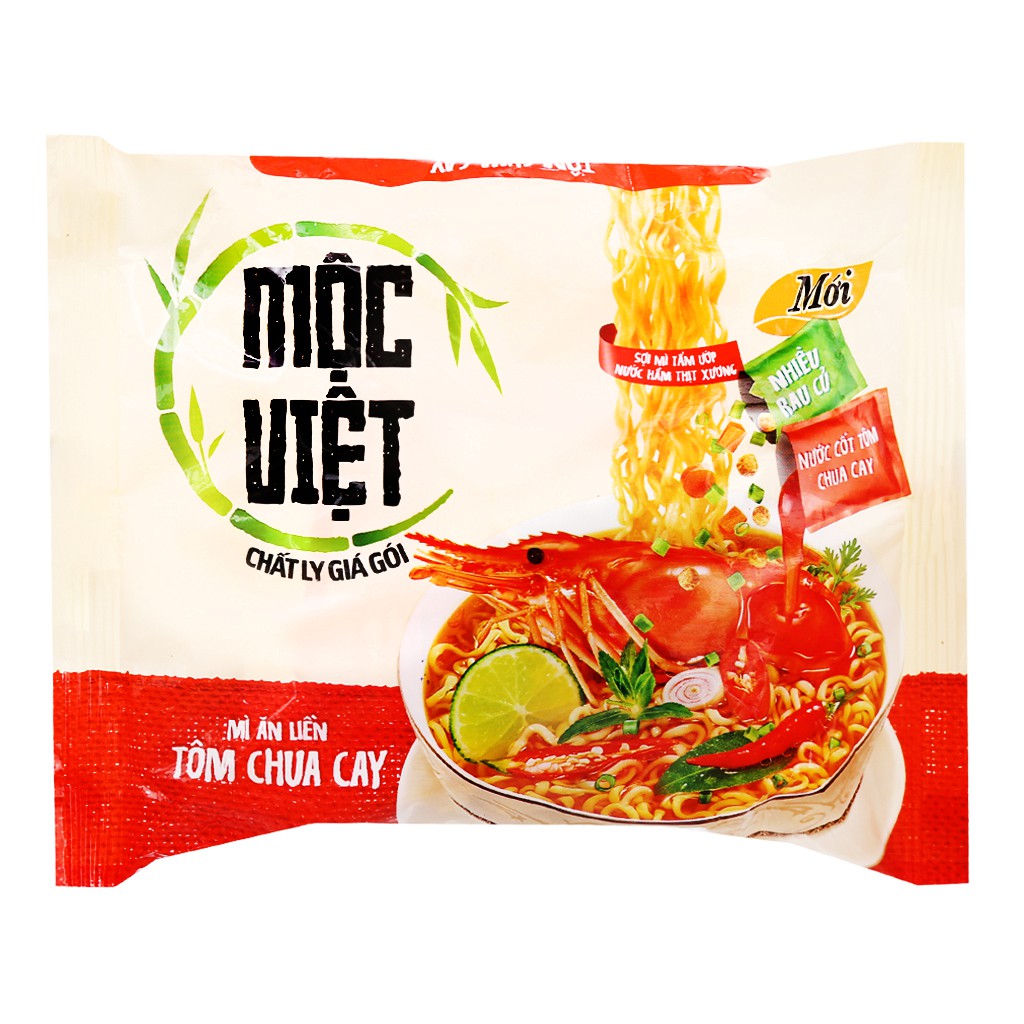 Mì Mộc Việt tôm chua cay gói 75g