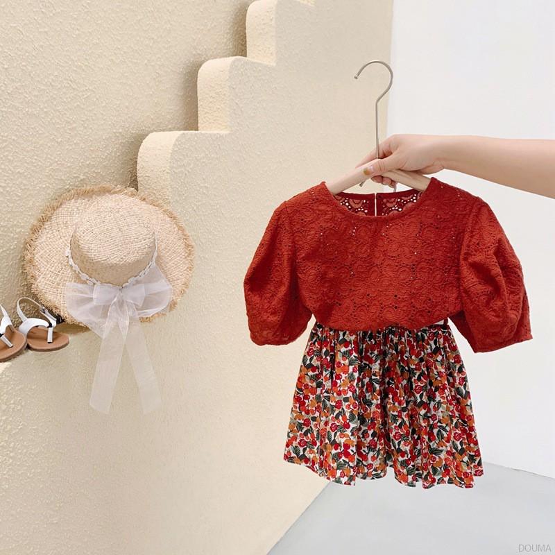 Set Đồ 2 Chi Tiết Thời Trang Cho Bé Gái 1-7 Tuổi
