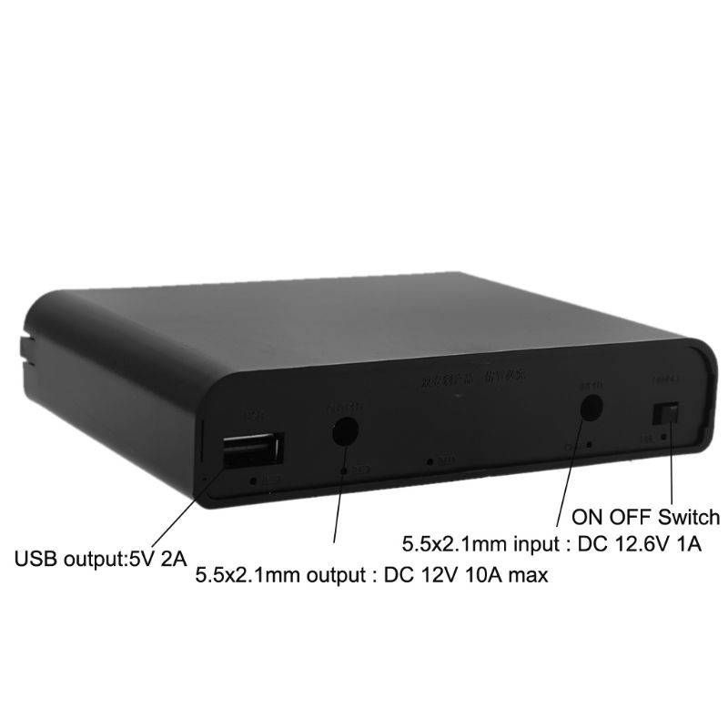 Vỏ Hộp Sạc Dự Phòng Usb Dc 12v 10a 6x 18650 Cho Điện Thoại Chất Lượng cao