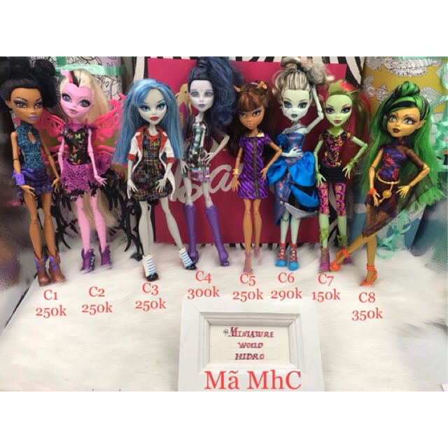 Búp bê MH chính hãng, full đồ. Búp bê monster high. Mã MHC