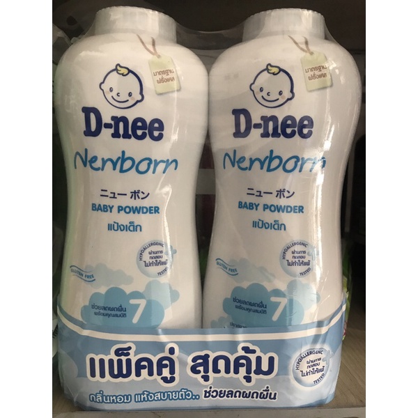 01 chai Phấn Rôm Em Bé Dnee Thái Lan D-nee Baby Powder 380g