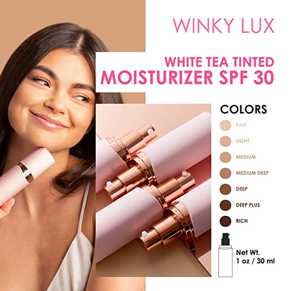 Winky Lux - Kem Dưỡng Ẩm Có Màu Winky Lux White Rea Tinted Oil SPF30 30ml