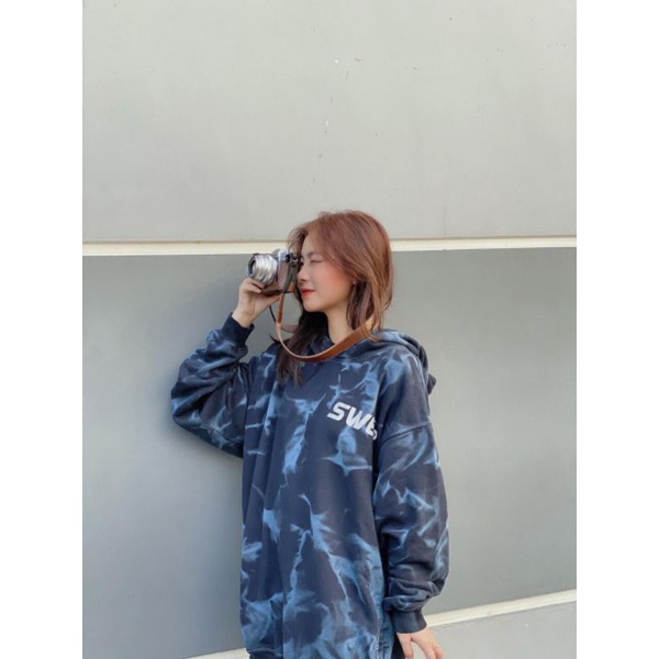 Áo Hoodie SWE Phong Cách Hip Hop Thời Trang Thu Đông Cho Nam Nữ