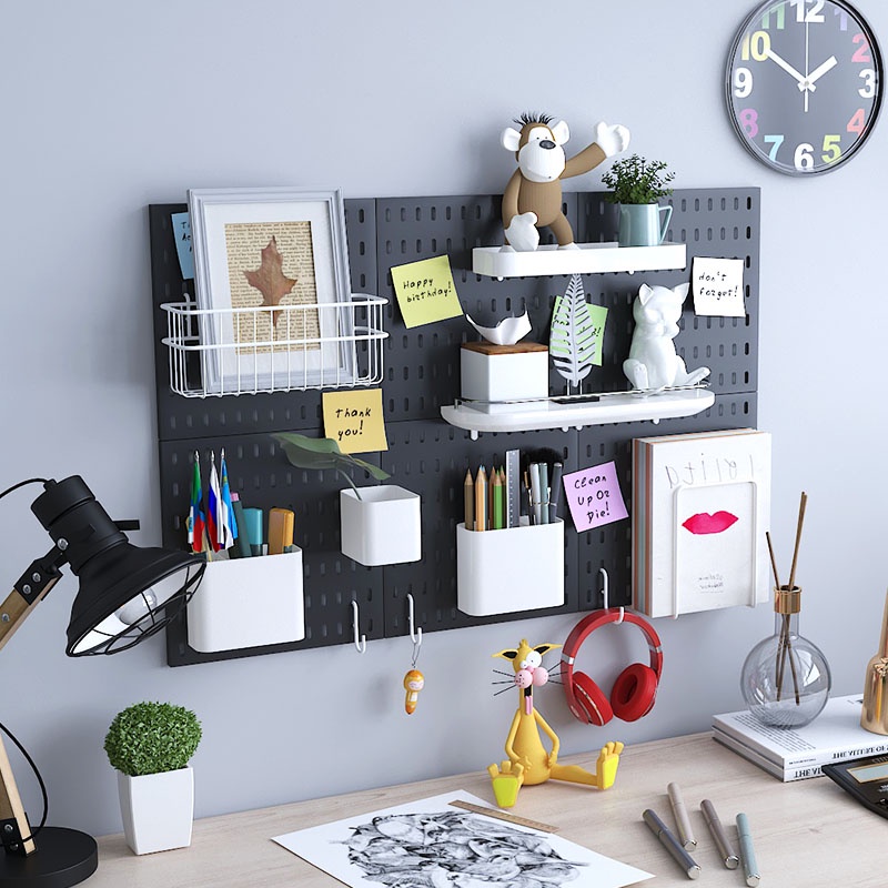 Tấm Bảng Pegboard bảng treo dán tường NB131 28*28 28*12 18*28 36*56