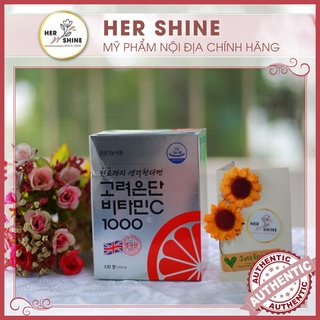 Viên Uống Vitamin C 1000mg Korea Eundan 120v Số 1 Tại Hàn Quốc Tăng Sức Đề Kháng Mịn Da, Giảm Nếp Nhăn-Her Shine