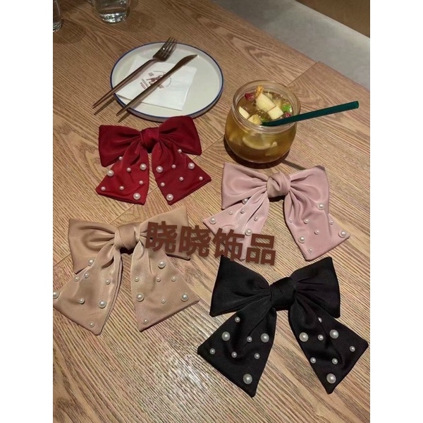 Cặp tóc, buộc tóc nơ lụa công chúa xinh xắn