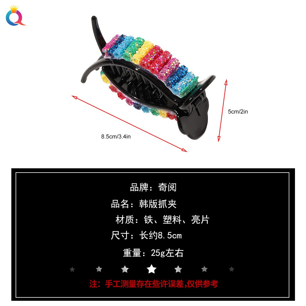 Kẹp tóc màu kẹo phong cách Hàn Quốc Huyna thời trang cho nữ