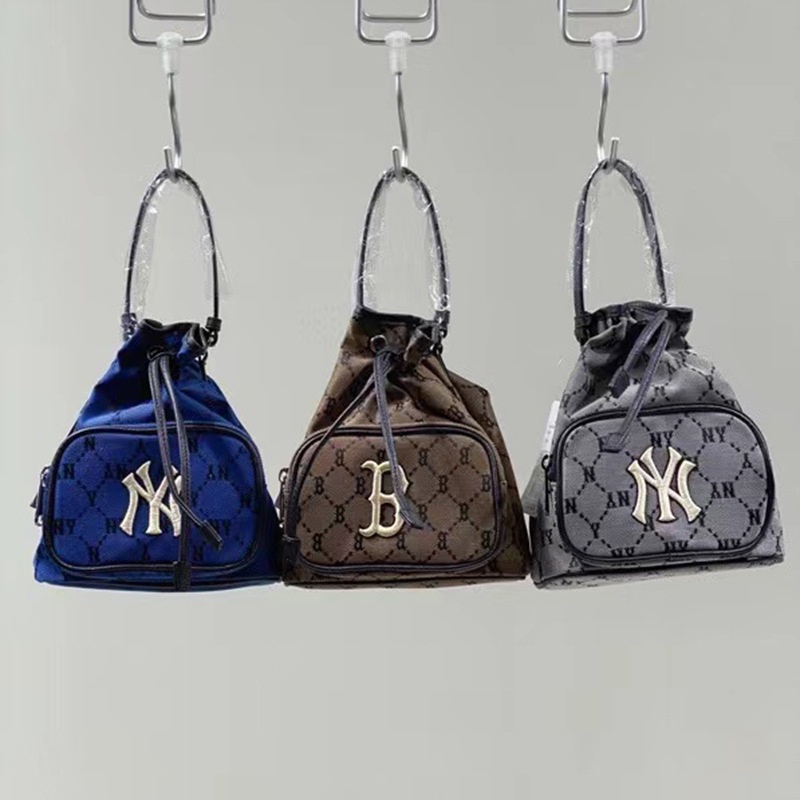 [ CHUẨN HÃNG ] Túi Rút MLB NY Monogram Diamond Jacquard New York Yankees Full Tag Code