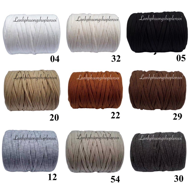 Sợi vải Việt Nam màu loang cuộn 250 gram