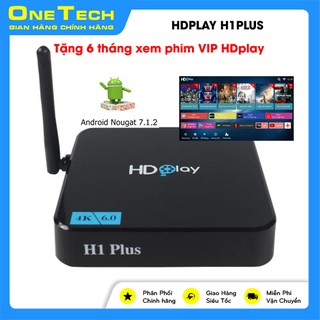 Android tivi box hdplay h1plus, android 7.1.2, giao diện hdplay, tìm kiếm giọng nói