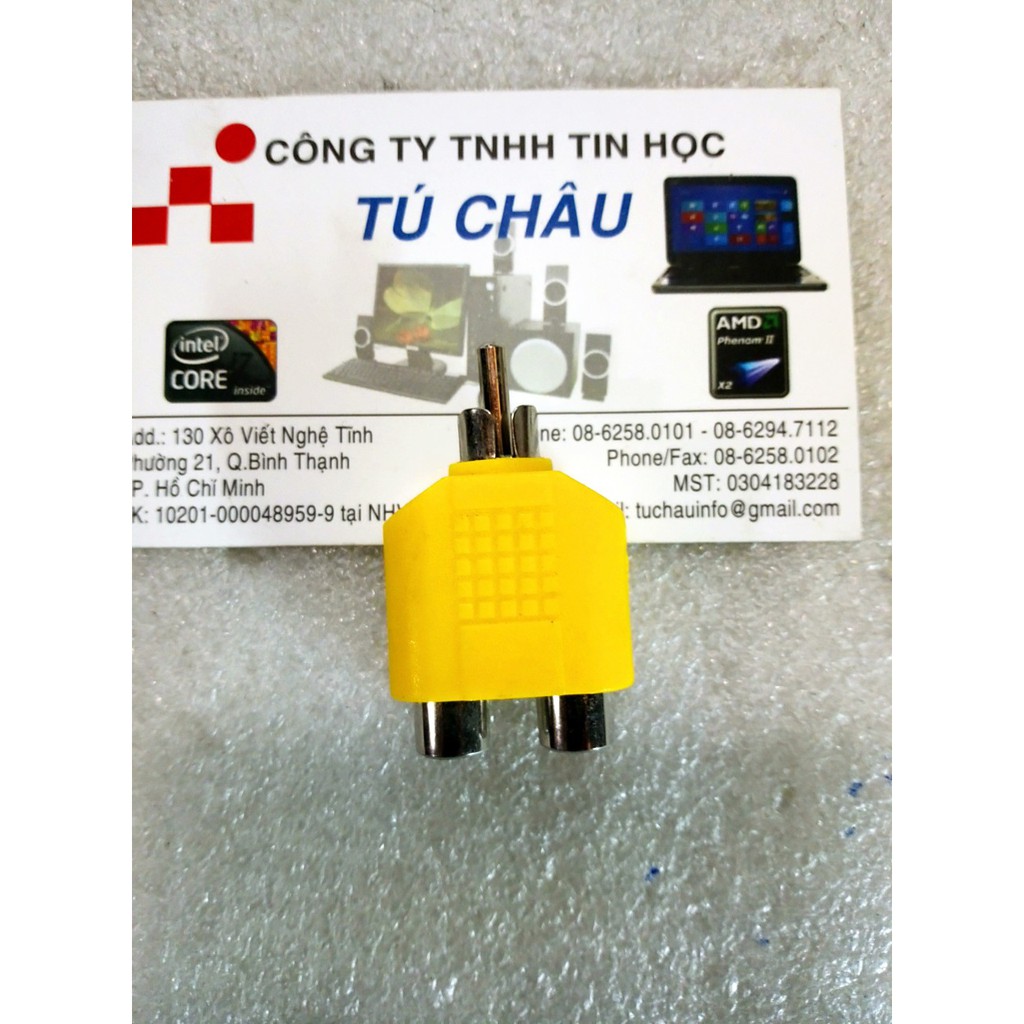 Đầu chia AV: 1 AV_ hoa sen (Đực)  ra 2 AV_ hoa sen (Cái)