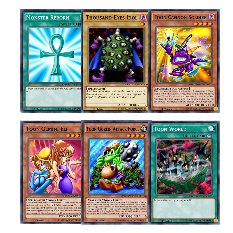 Bộ Bài Yugioh in - 42 lá Deck Maximillion Pegasus Toon