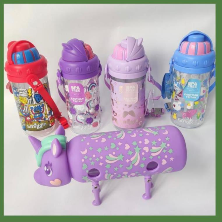 Bình Nước Thời Trang Cho Bé Smiggle Stroll Bottle_An Toàn Không Độc Hại Cho Bé_Chính Hãng Úc