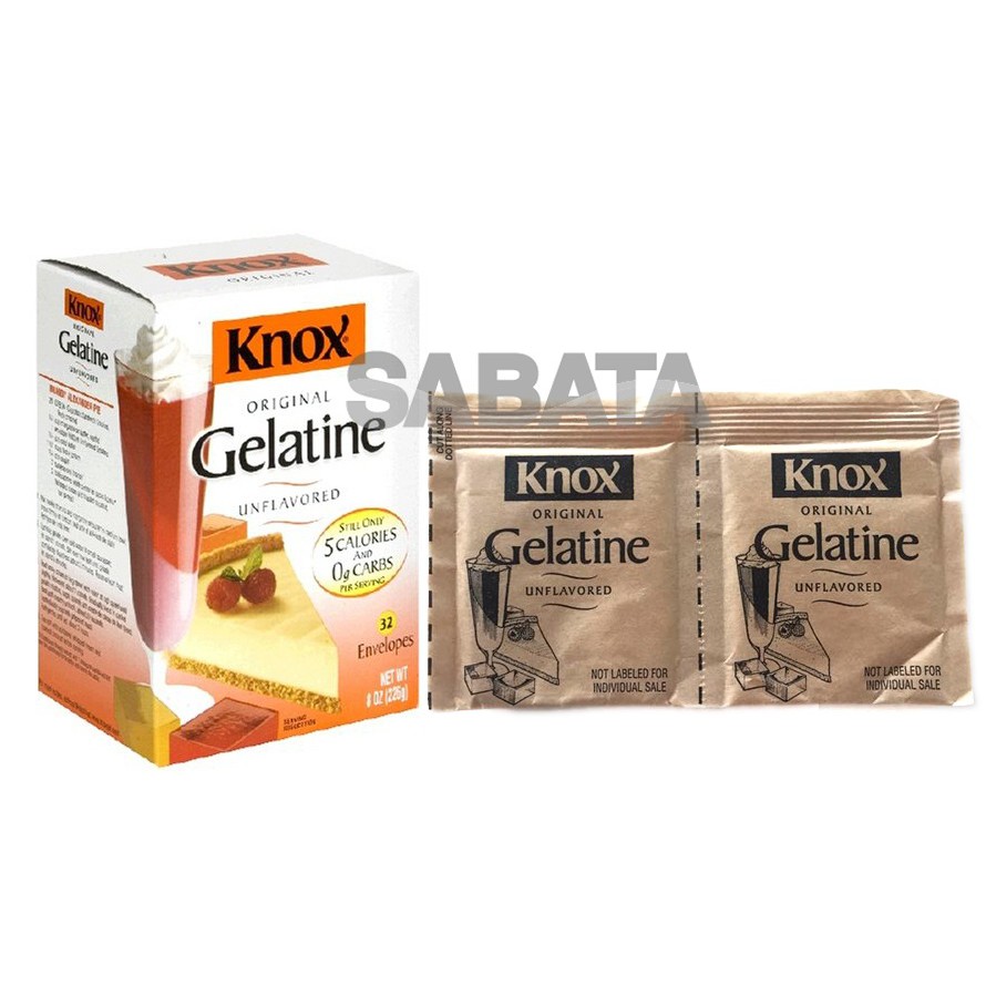 Gelatine bột Knox gói 7g