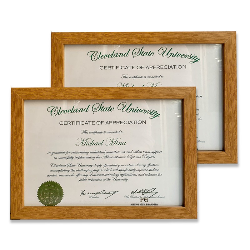 IN, KHUNG BẰNG KHEN, GIẤY KHEN, GIẤY CHỨNG NHẬN, VINH DANH