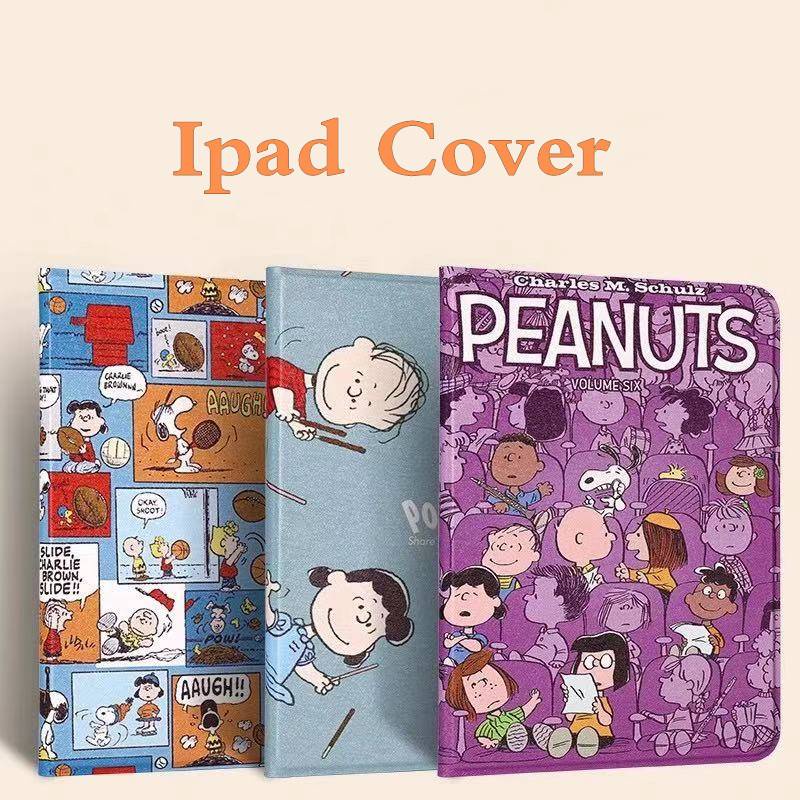 Bao Da Máy Tính Bảng In Hình Snoopy Cho ipad Air ipad Pro ipad Air 2 ipad mini 3 ipad mini 4 ipad 2 ipad 3 ipad 4 ipad mini 2 ipad mini5