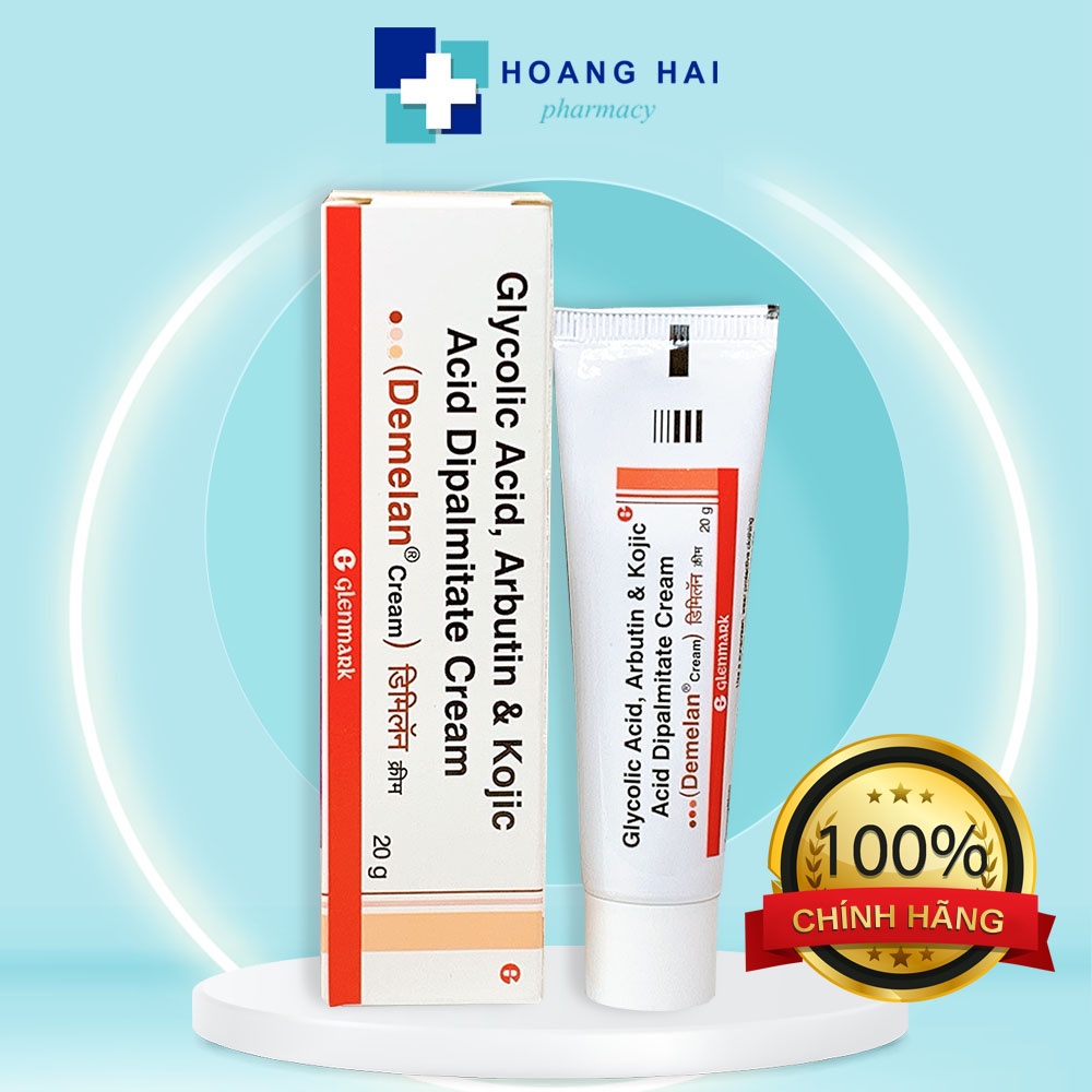 Demelan Cream 20g (Chính Hãng) - Kem Dưỡng Trắng Da, Làm Sáng Da