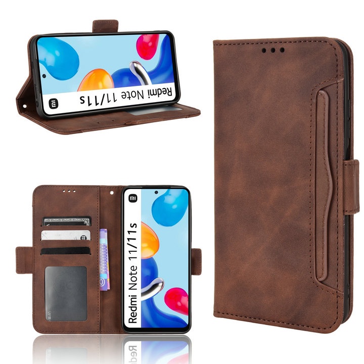 Ốp Lưng Điện Thoại Dạng Ví Da Lật Dành Cho Redmi Note 11 Pro 2022 Global Xiaomi Redmi Note 11 Case Note11 s 11Pro 11s 11t