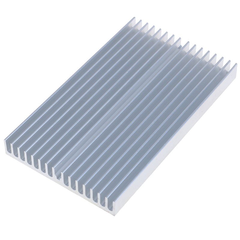 Khối nhôm tản nhiệt 100*60*10mm cho transistor nguồn IC LED