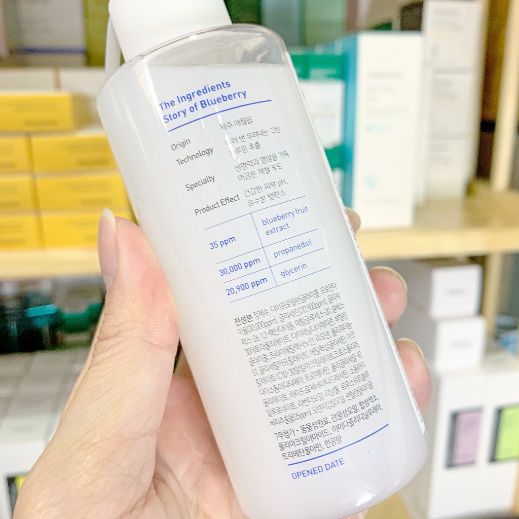 Nước hoa hồng trắng da Innisfree Blueberry Rebalancing Skin