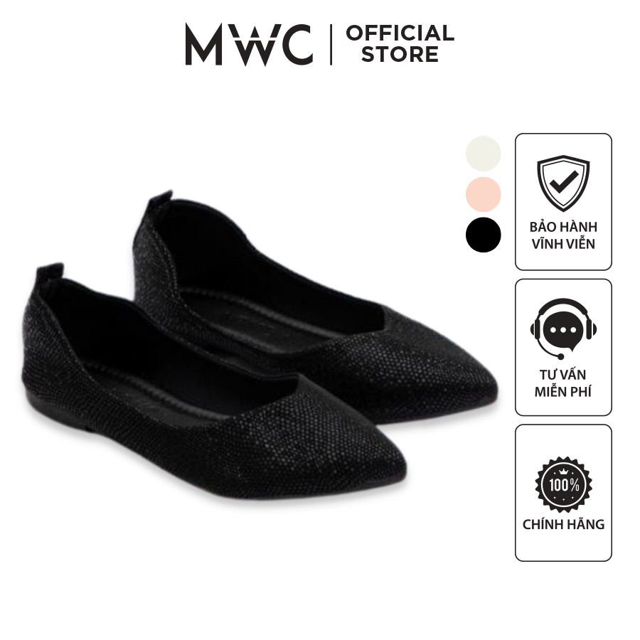 Giày MWC 2244 - Giày Búp Bê Mũi Nhọn Kiểu Dáng Basic Thanh Lịch