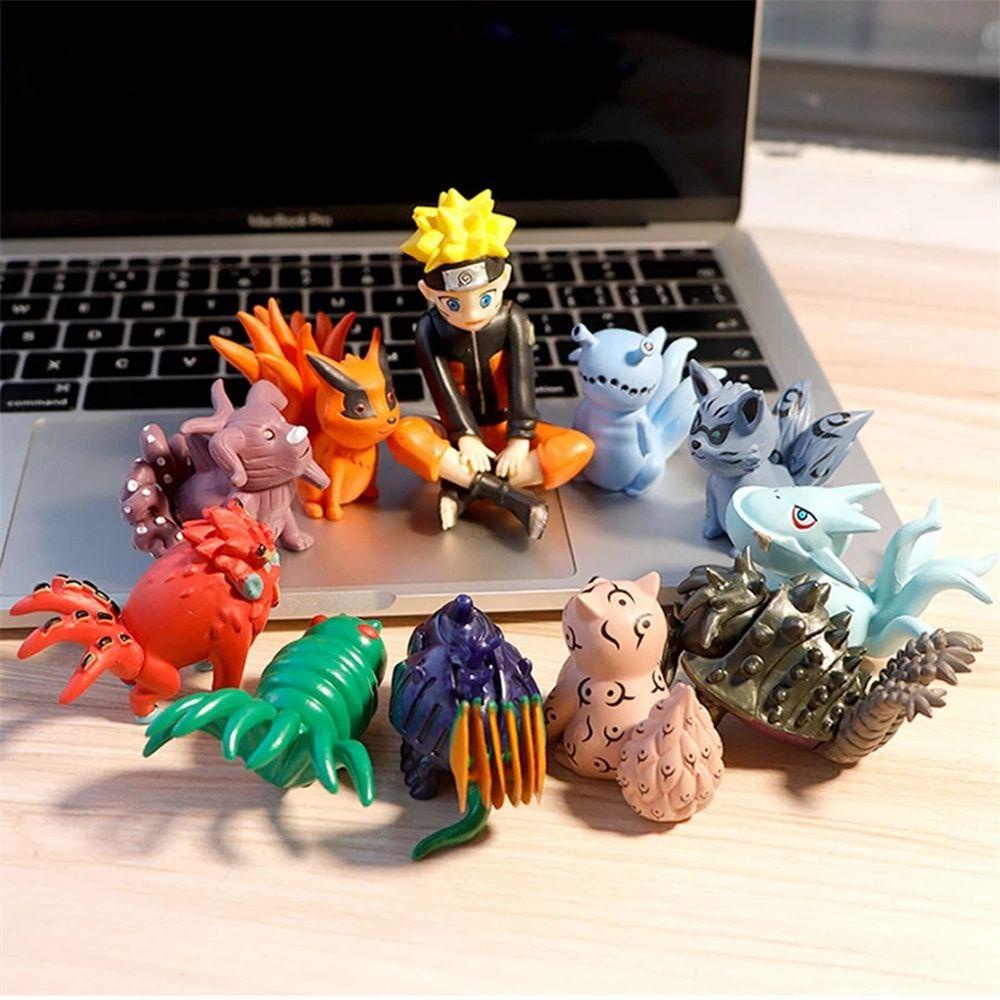 DARNELL Set 11 Mô Hình Nhân Vật Hoạt Hình Naruto Trang Trí