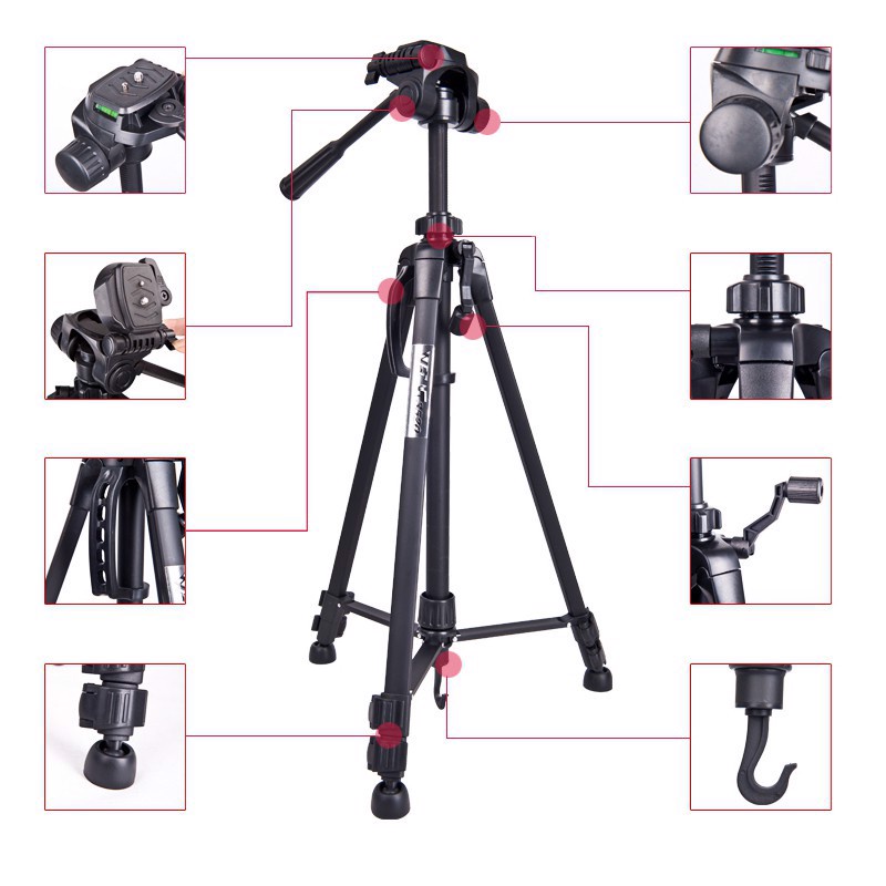 Chân tripod máy ảnh Weifeng 3540