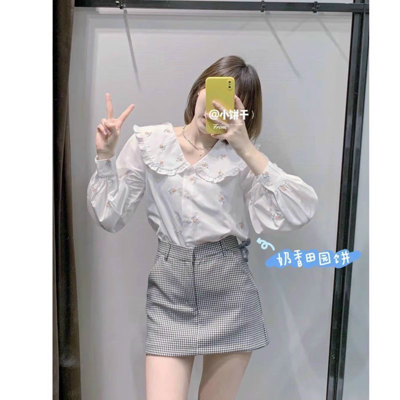 ❤️❤️ Quần váy cho nữ - Quần váy ZRA hai màu đen kẻ cho nữ size S/M/L | BigBuy360 - bigbuy360.vn