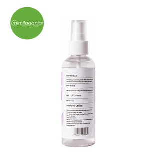 Xịt Rửa Tay Milaganics Oải Hương 100ml