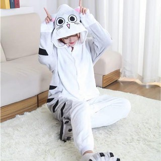 [FREESHIP - GIẢM 10K] Bộ đồ thú Mèo Chie pijama bông - Hình thật