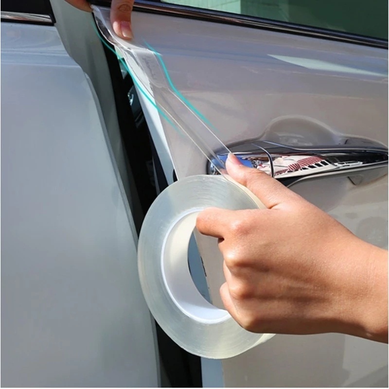 Cuộn dây trong suốt dán bảo vệ cửa xe hơi chống va chạm/trầy xước tiện dụng